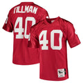 A.Cardinals #40 Pat Tillman Player Red Mitchell & Ness Cardinal Legacy Replica Gdoa Stitched Jerseys