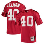 A.Cardinals #40 Pat Tillman Player Red Mitchell & Ness Cardinal Legacy Replica Gdoa Stitched Jerseys