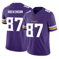 M.Vikings #87 T.J. Hockenson Player Purple Limited Vapor F.U.S.E. Home Game Gdoa Stitched Jerseys