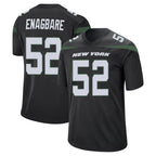 NY.Jets #52 Kingsley Enagbare Player Stealth Black Home Game Gdoa Stitched Jerseys