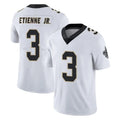 NO.Saints #3 Travis Etienne Jr. Player White Limited Vapor Untouchable Home Game Gdoa Stitched Jerseys