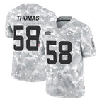 KC.Chiefs #58 Derrick Thomas Player Arctic Camo Salute To Service Limited Game Gdoa Stitched Jerseys