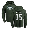 NY.Jets #15 Adonai Mitchell Player Green LOGO Pullover Hoodies Limited Game Gdoa Stitched Jerseys