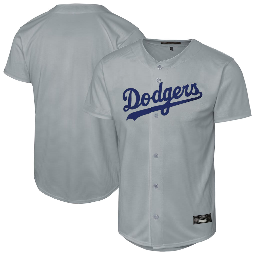 LA.Dodgers ## Dodgers Blank Player Gray Game Fdoa Stitched Jerseys