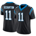 C.Panthers #11 Nic Scourton Player Black Vapor F.U.S.E. Limited Gdoa Stitched Jerseys