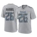 T.Titans #26 Marcus Harris Player Gray Atmosphere Fashion Home Game Gdoa Stitched Jerseys