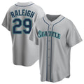 S.Mariners #29 Cal Raleigh Player Gray Home Game Fdoa Stitched Jerseys