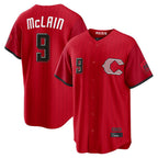 C.Reds #9 Matt McLain Player Red 2026 City Connect Home Game Gdoa Stitched Jerseys
