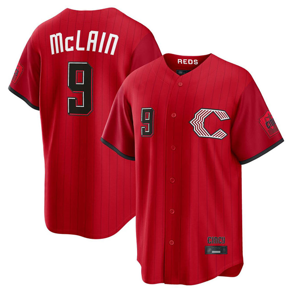 C.Reds #9 Matt McLain Player Red 2026 City Connect Home Game Gdoa Stitched Jerseys