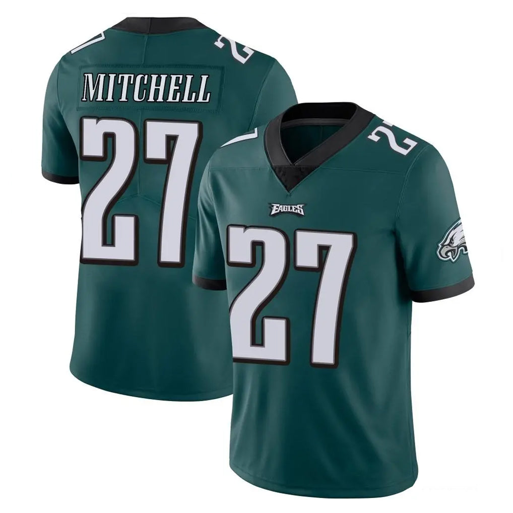 P.Eagles #27 Quinyon Mitchell Player Team Color Green Vapor Untouchable Home Game Gdoa Stitched Jerseys