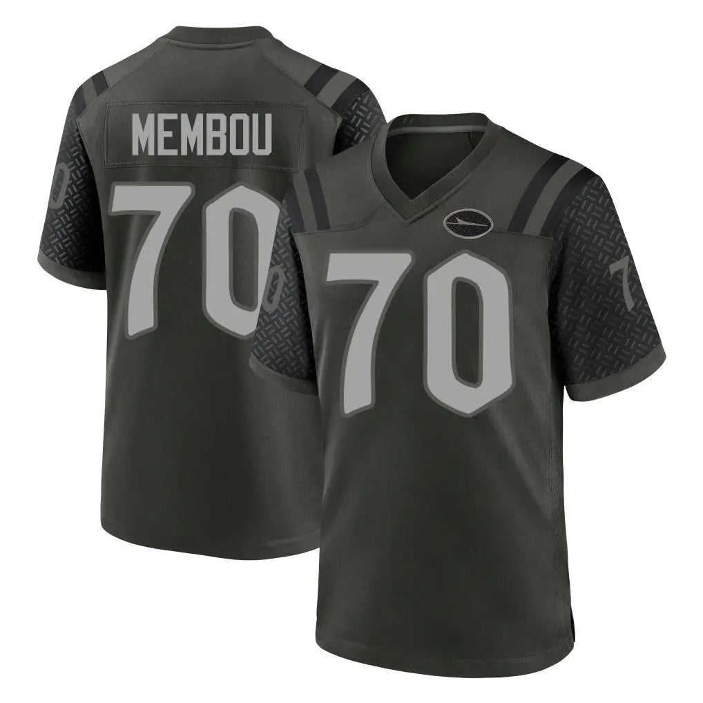 NY.Jets #70 Armand Membou Player Green 2025 Rivalries Collection Home Game Gdoa Stitched Jerseys