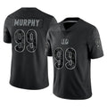 C.Bengals #99 Myles Murphy Player Black Reflective Limited Game Gdoa Stitched Jerseys