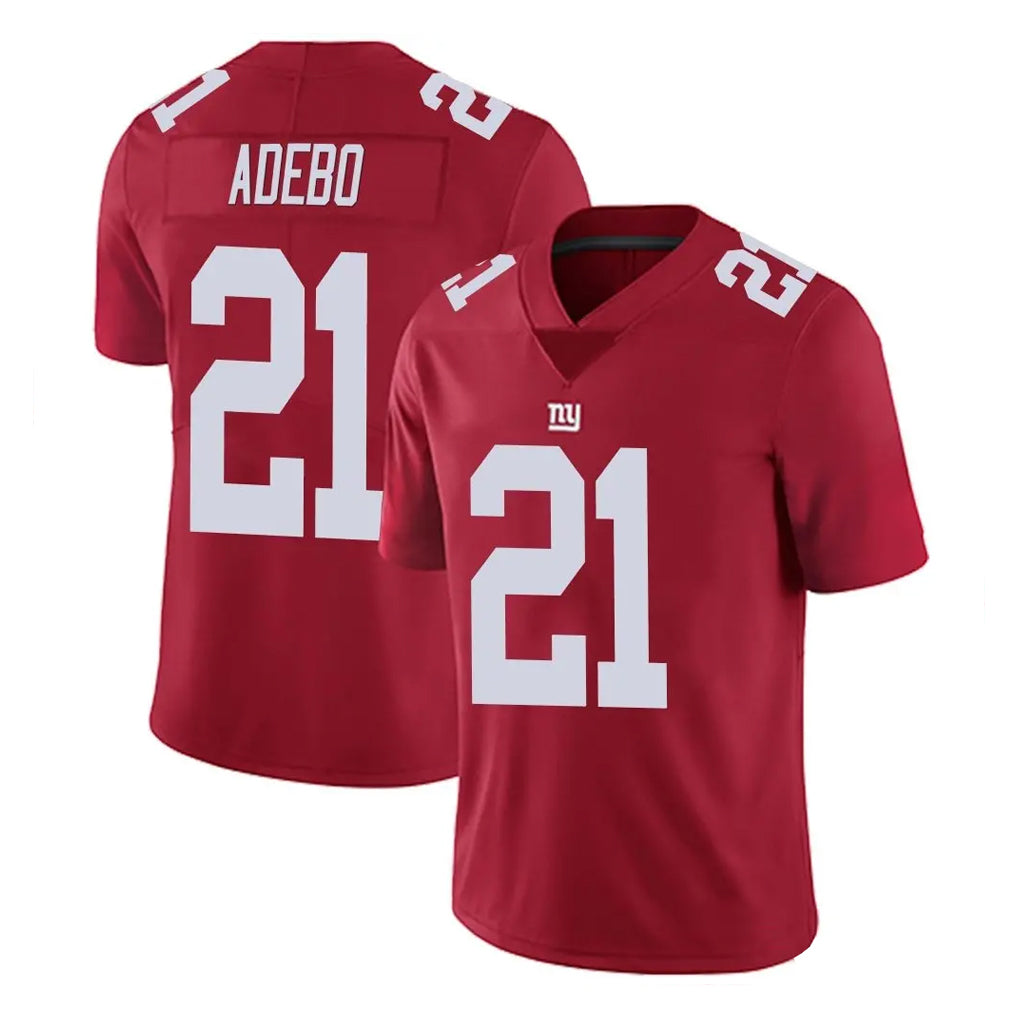 NY.Giants #21 Paulson Adebo Player Red Limited Vapor Untouchable Home Game Gdoa Stitched Jerseys