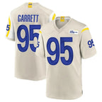 LA.Rams #95 Myles Garrett Player Bone Home Game Gdoa Stitched Jerseys