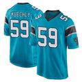 C.Panthers #59 Luke Kuechly Player Blue Game Gdoa Stitched Jerseys
