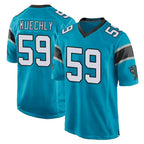 C.Panthers #59 Luke Kuechly Player Blue Game Gdoa Stitched Jerseys