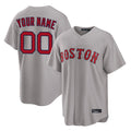 Custom B.Red Sox Gray Home Game Any Name & Number Gdoa Stitched Jerseys