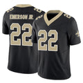 NO.Saints #22 Martin Emerson Jr. Player Black Limited Vapor F.U.S.E. Home Game Gdoa Stitched Jerseys