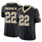 NO.Saints #22 Martin Emerson Jr. Player Black Limited Vapor F.U.S.E. Home Game Gdoa Stitched Jerseys