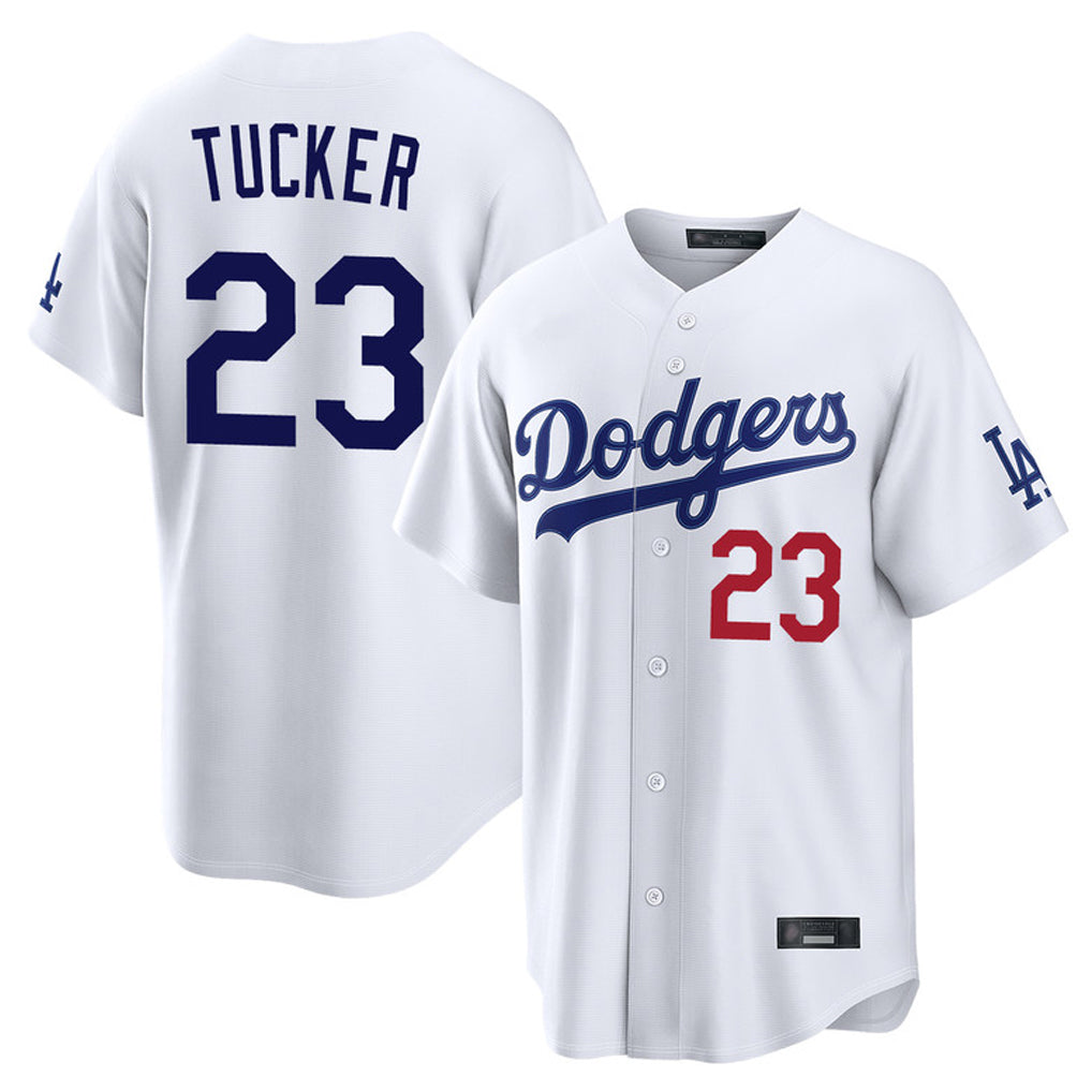 LA.Dodgers #23 Kyle Tucker Player White Home Game Fdoa Stitched Jerseys