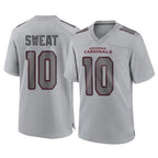 A.Cardinals #10 Josh Sweat Player Gray Atmosphere Fashion Home Game Gdoa Stitched Jerseys