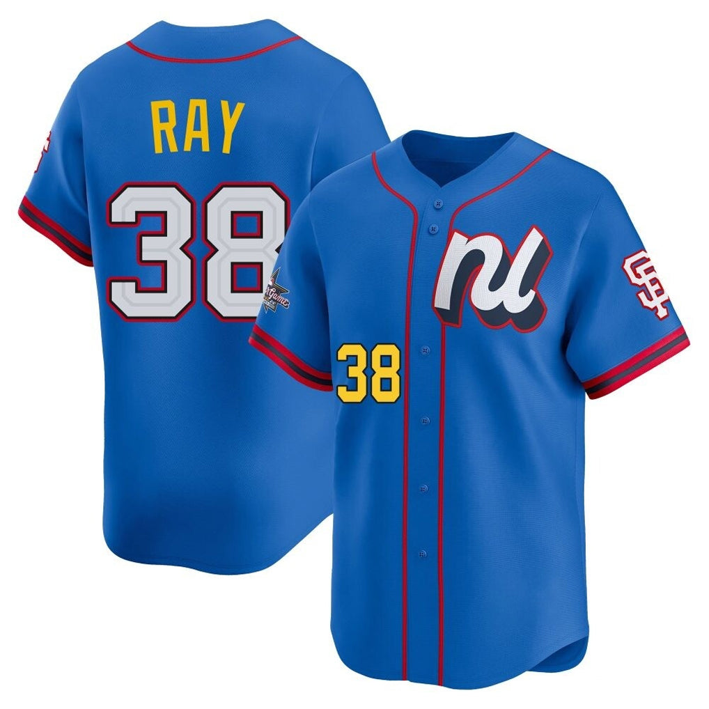 SF.Giants #38 Robbie Ray Player Blue National League All-Star Edition Limited Fdoa Stitched Jerseys