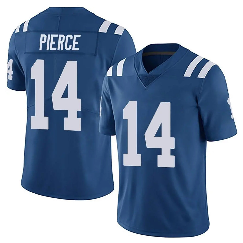 IN.Colts #14 Alec Pierce Player Royal Limited Vapor Untouchable Home Game Gdoa Stitched Jerseys