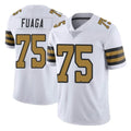 NO.Saints #75 Taliese Fuaga Player White Limited Color Rush Home Game Gdoa Stitched Jerseys