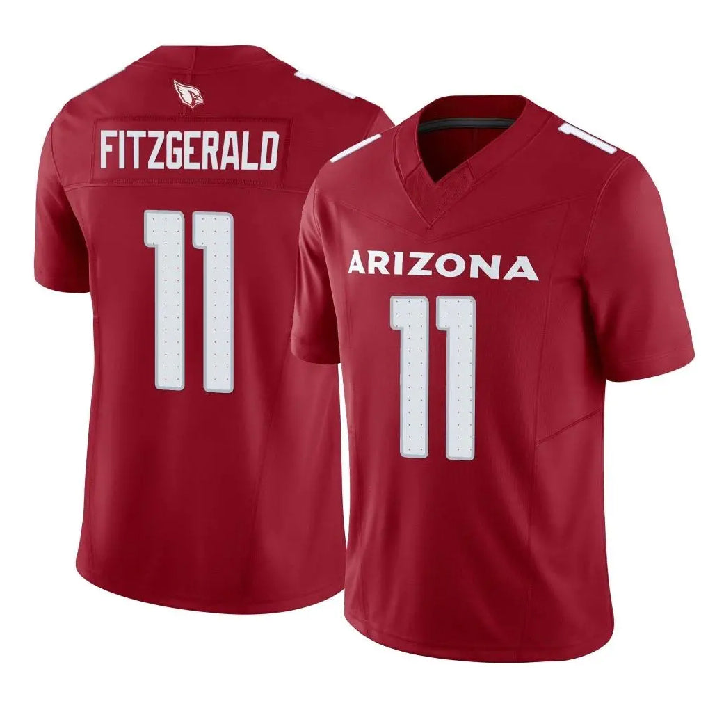 A.Cardinals #11 Larry Fitzgerald Player Cardinal Vapor F.U.S.E. Limited Home Game Gdoa Stitched Jerseys