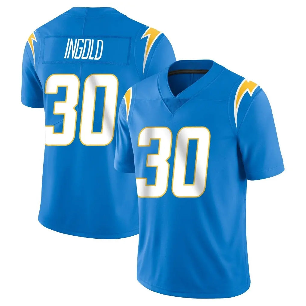 LA.Chargers #30 Alec Ingold Player Blue Limited Vapor Untouchable Home Game Gdoa Stitched Jerseys