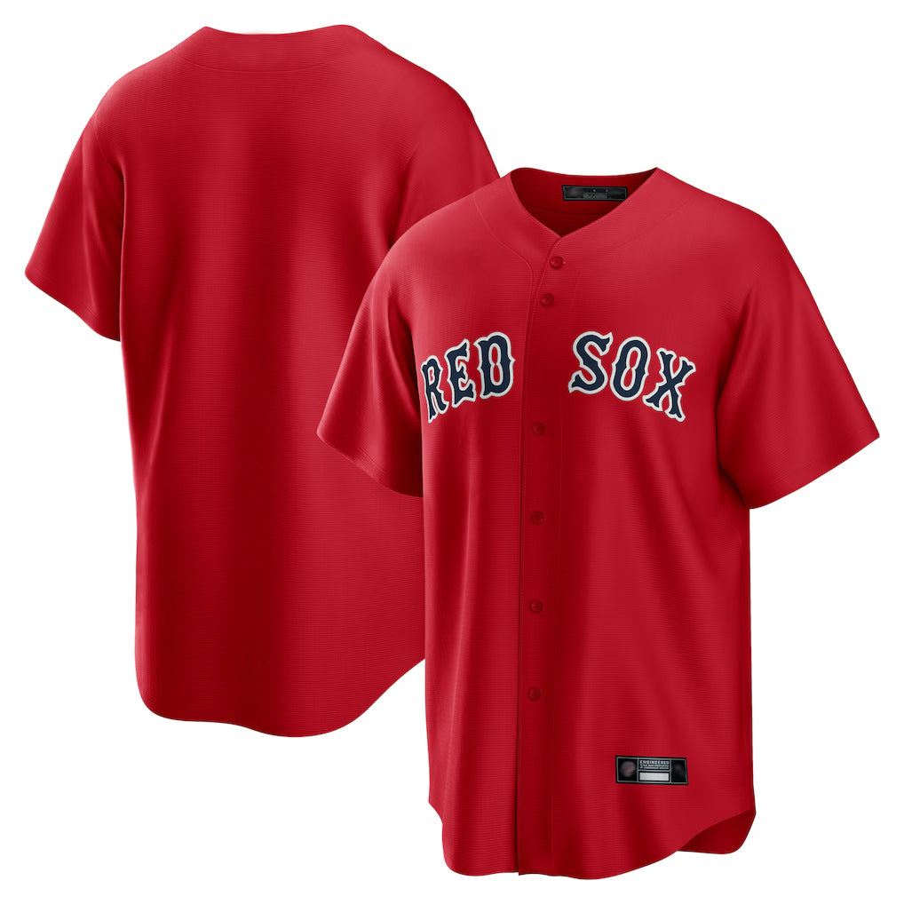 B.Red Sox ## Red Sox Blank Player Red Home Game Gdoa Stitched Jerseys
