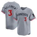 M.Twins #3 Harmon Killebrew Player Gray Home Limited Fdoa Stitched Jerseys