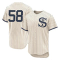 C.White Sox #58 Seranthony Dom¨ªnguez Player Cream Field of Dreams Limited Elite Home Gdoa Stitched Jerseys