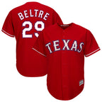 T.Rangers #29 Adrian Beltre Player Red Majestic Alternate Cool Fdoa Stitched Jerseys