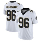 NO.Saints #96 Carl Granderson Player White Limited Vapor Untouchable Home Game Gdoa Stitched Jerseys