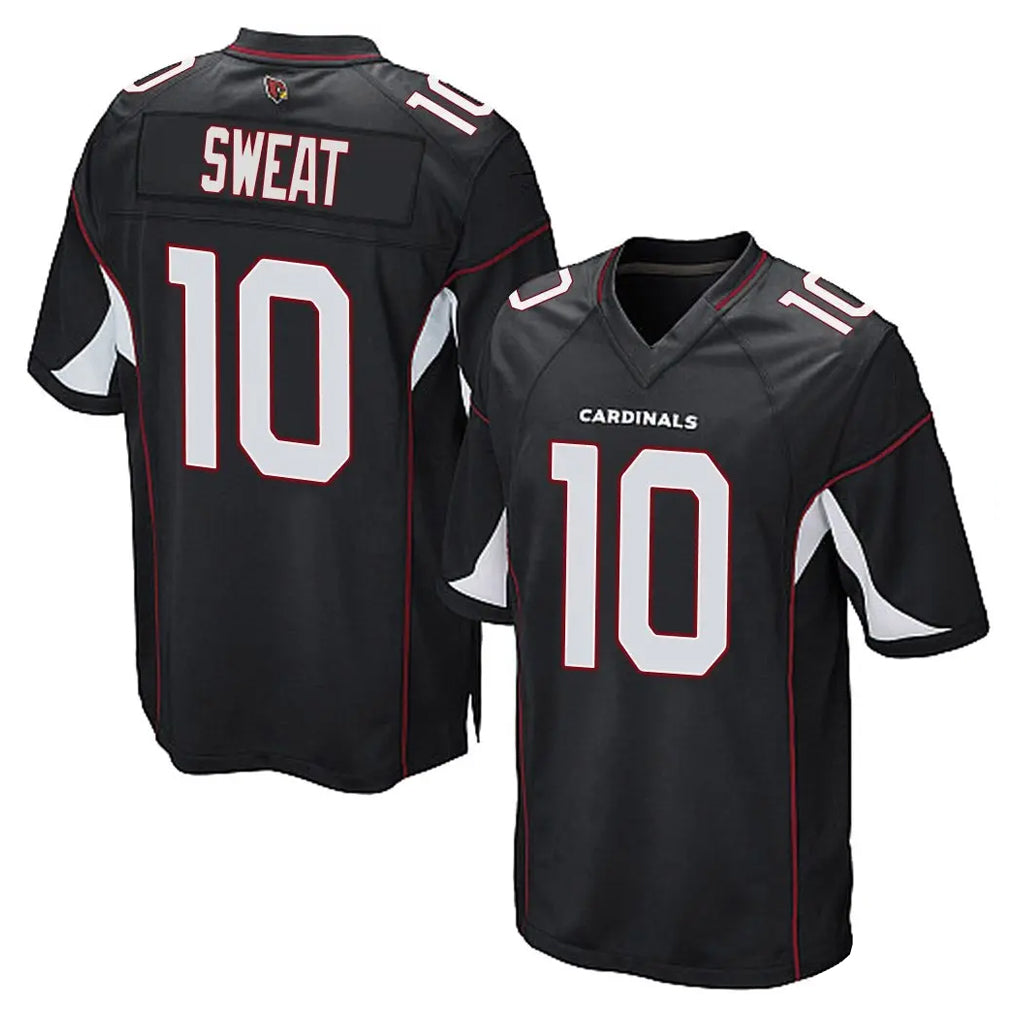 A.Cardinals #10 Josh Sweat Player Black Home Game Gdoa Stitched Jerseys