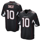 A.Cardinals #10 Josh Sweat Player Black Home Game Gdoa Stitched Jerseys