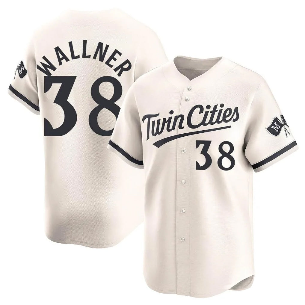 M.Twins #38 Matt Wallner Player Cream Home Limited Fdoa Stitched Jerseys