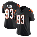 C.Bengals #93 Jonathan Allen Player Black Vapor Untouchable Limited Home Game Gdoa Stitched Jerseys