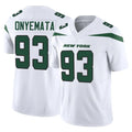 NY.Jets #93 David Onyemata Player White Limited Vapor F.U.S.E. Home Game Gdoa Stitched Jerseys