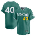 B.Red Sox #40 Willson Contreras Player Green City Connect Limited Home Game Gdoa Stitched Jerseys