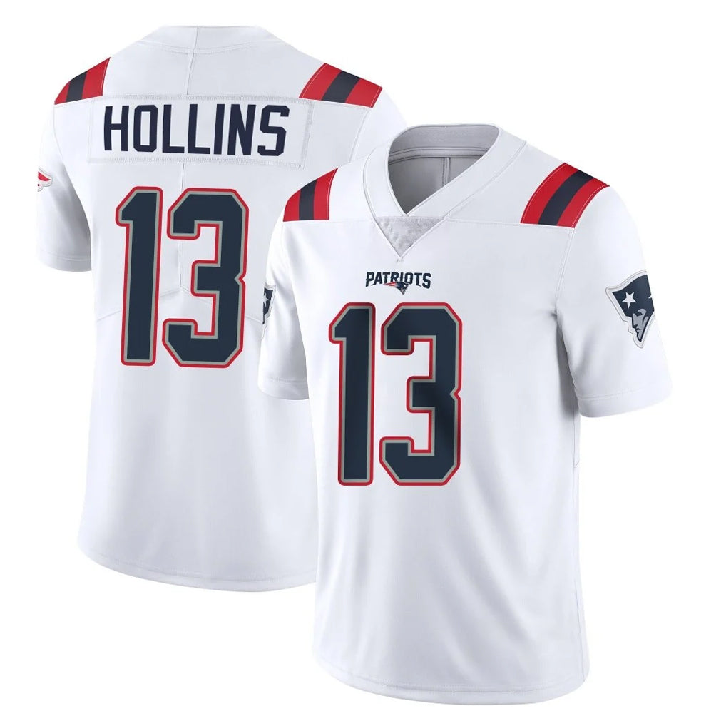 NE.Patriots #13 Mack Hollins Player White Vapor Untouchable Home Game Gdoa Stitched Jerseys