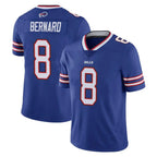 B.Bills #8 Terrel Bernard Player Royal Vapor Untouchable Limited Gdoa Stitched Jerseys