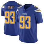 LA.Chargers #93 Teair Tart Player Royal Limited Color Rush Vapor Untouchable Home Game Gdoa Stitched Jerseys