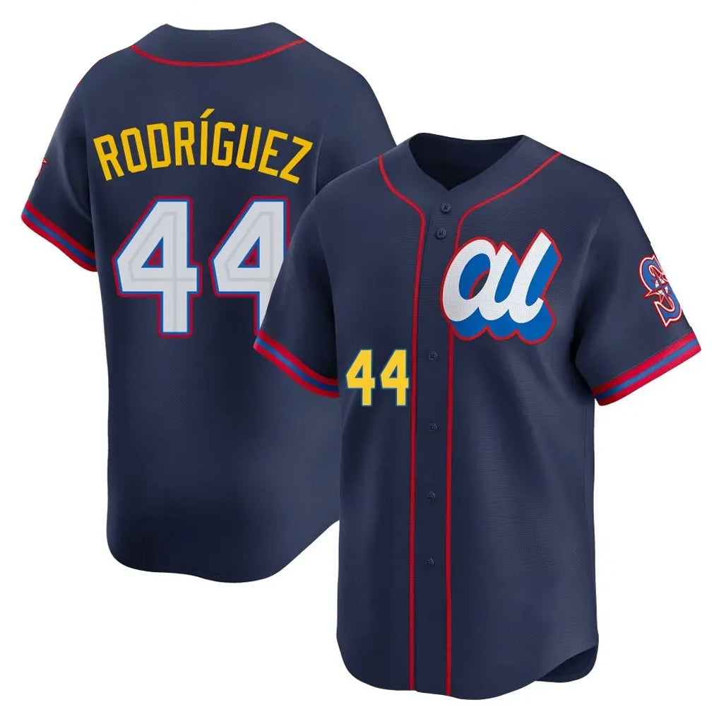 S.Mariners #44 Julio Rodriguez Player Navy American League All-Star Edition Limited Fdoa Stitched Jerseys