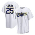 LA.Dodgers #25 Tommy Edman Player Gold White 2026 Collection Stadium Game Fdoa Stitched Jerseys