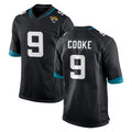J.Jaguars #9 Logan Cooke Player Black Home Game Gdoa Stitched Jerseys