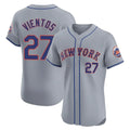 NY.Mets #27 Mark Vientos Player Gray Road Limited Elite Home Fdoa Stitched Jerseys