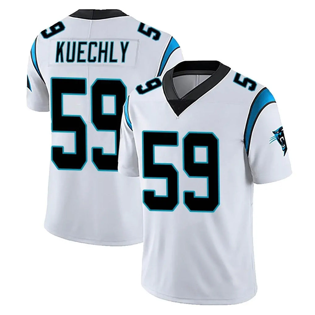 C.Panthers #59 Luke Kuechly Player White Vapor Untouchable Limited Game Gdoa Stitched Jerseys