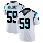 C.Panthers #59 Luke Kuechly Player White Vapor Untouchable Limited Game Gdoa Stitched Jerseys